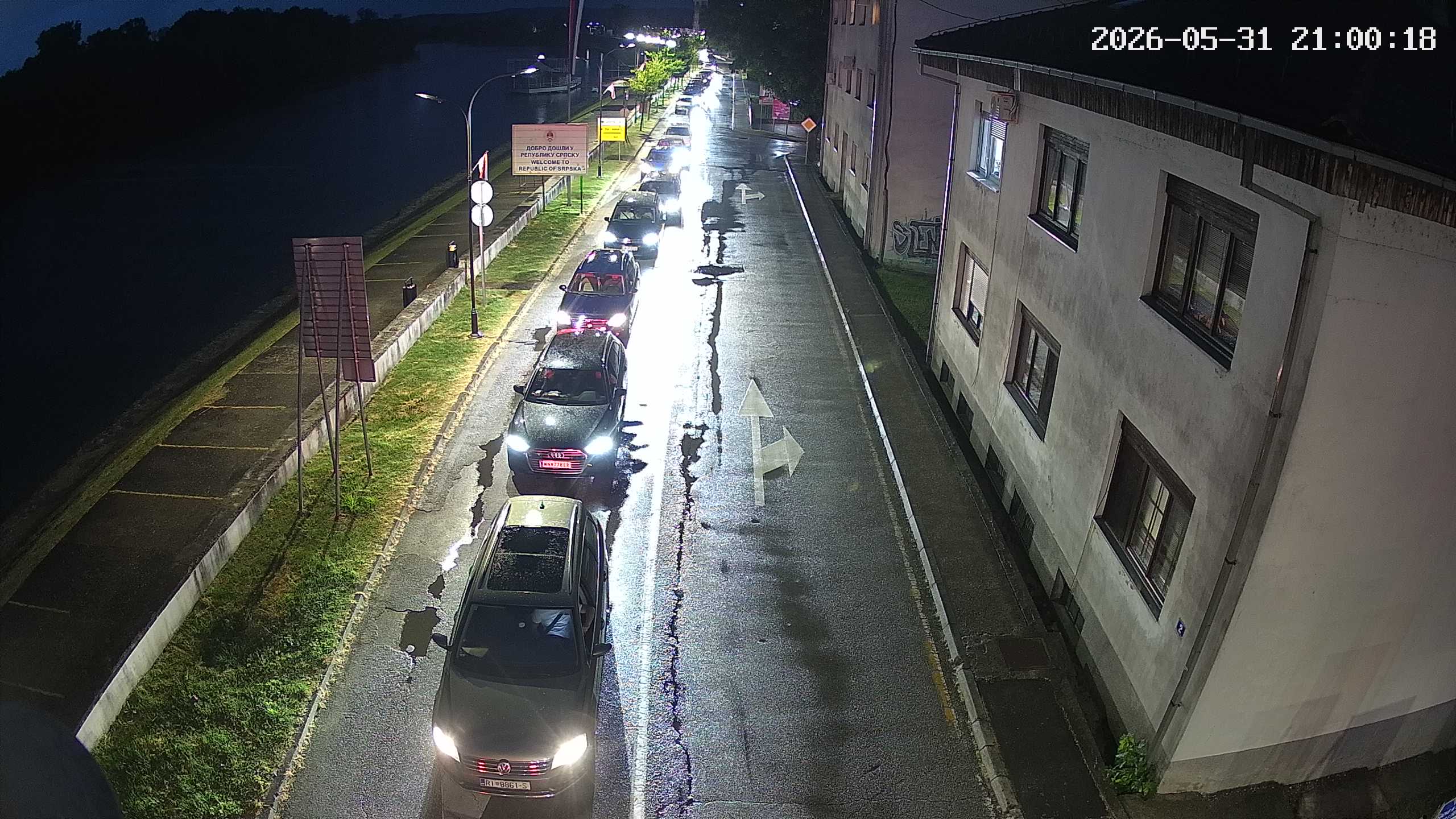 Granični prelaz Kozarska Dubica - izlaz iz RS