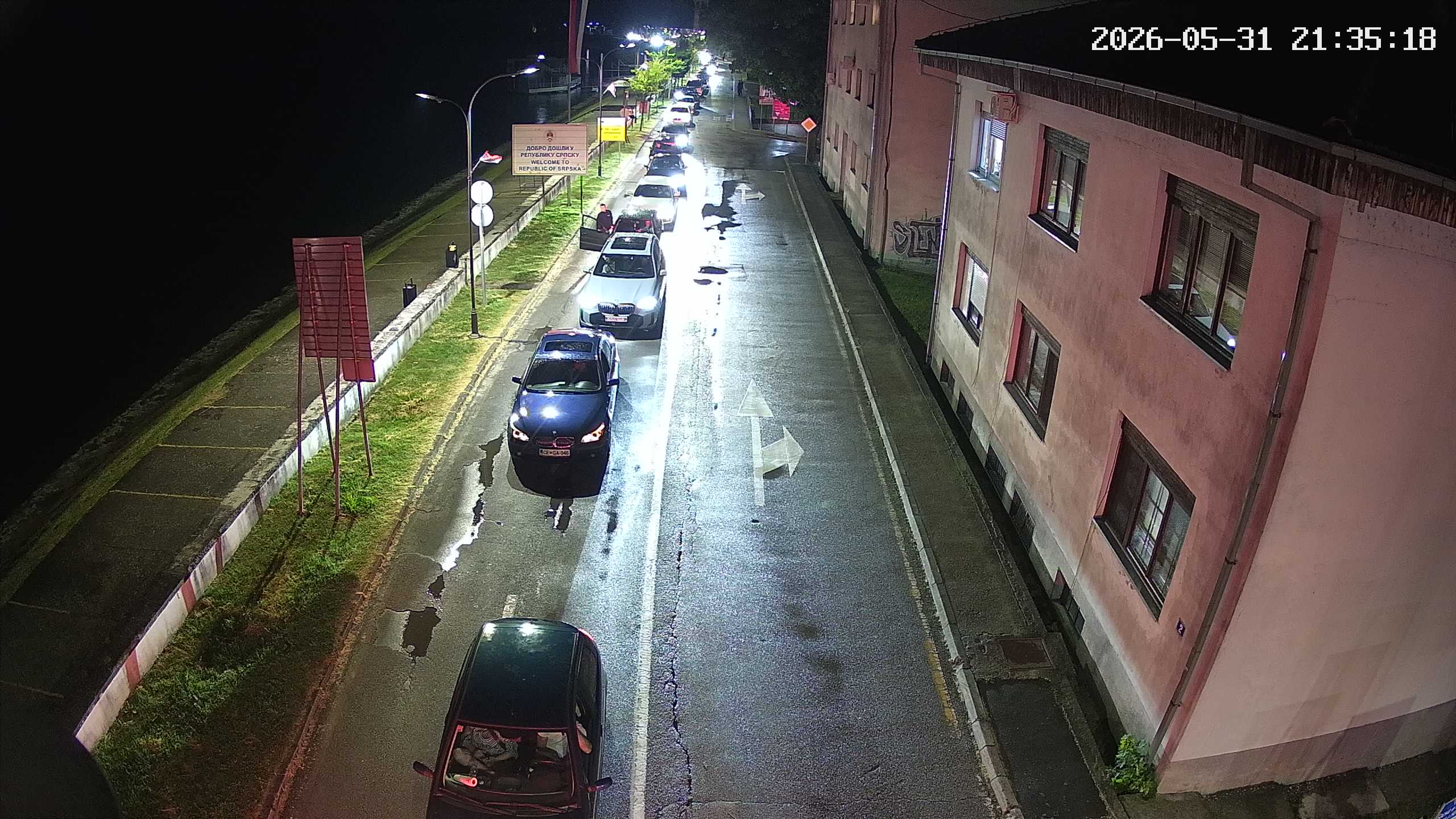 Granični prelaz Kozarska Dubica - izlaz iz RS