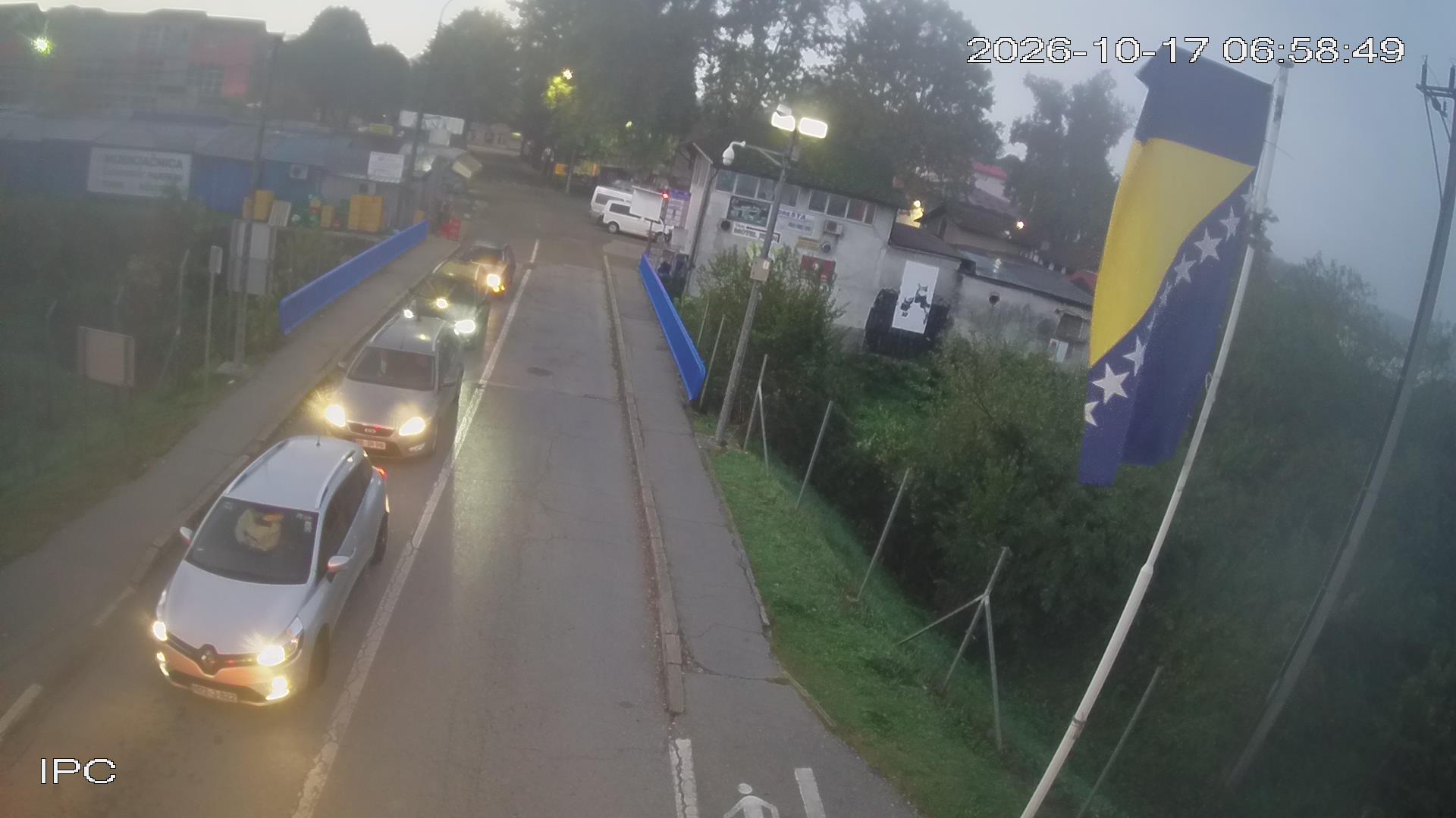Granični prelaz Kostajnica - izlaz iz RS
