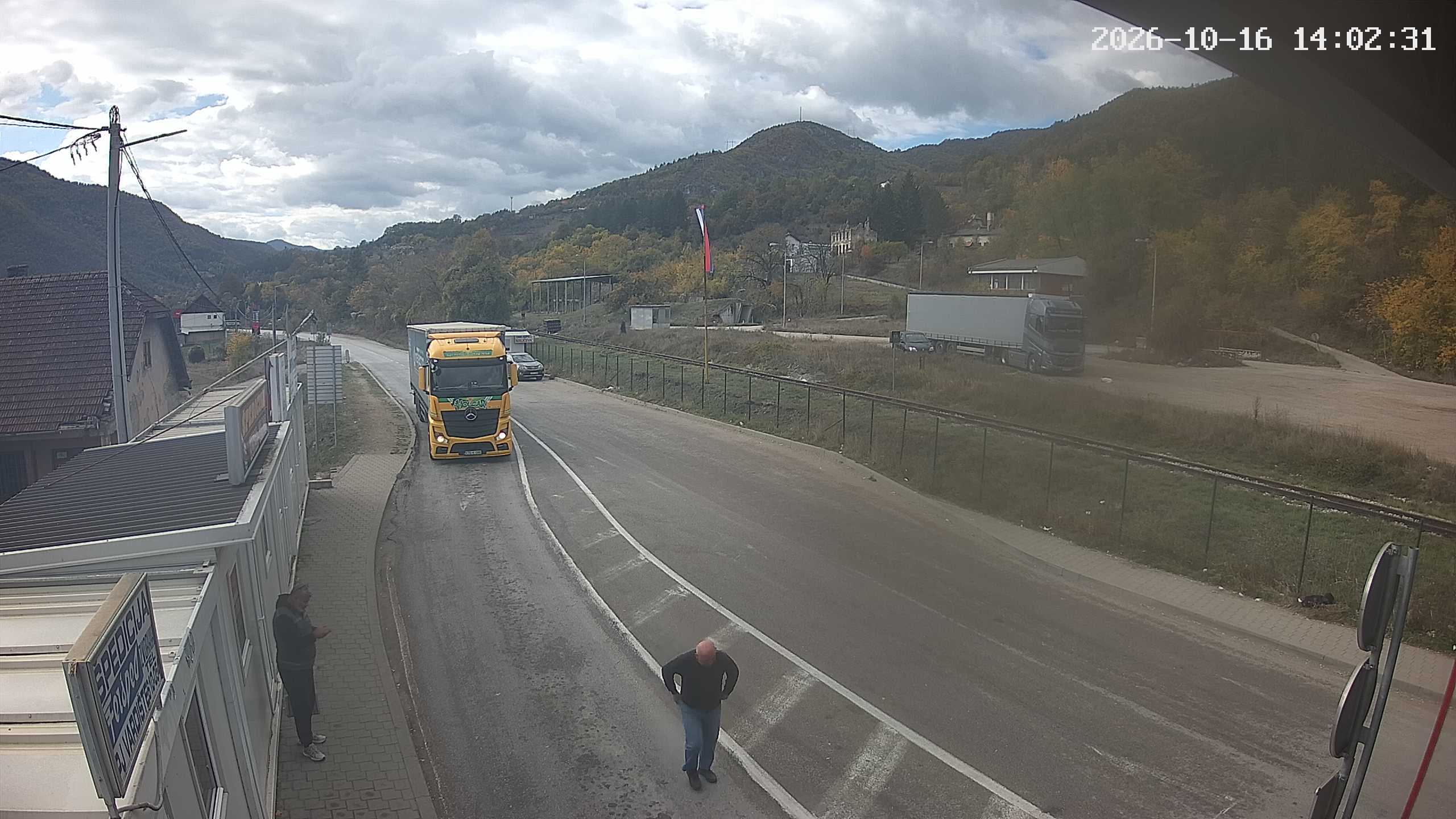 Granični prelaz Višegrad - ulaz u RS